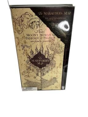 Harry Potter Marauder's Map Interactive Wand Sound Effects Ages 3+ New Sealed
